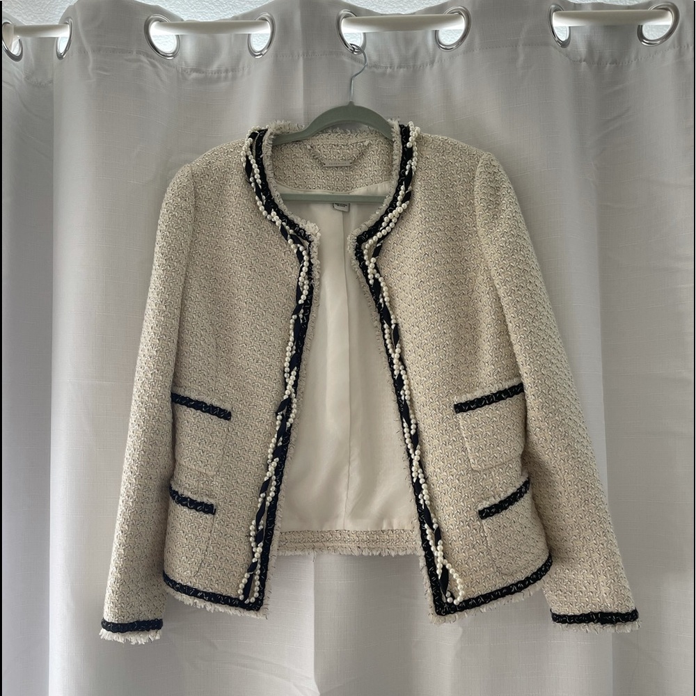 WHITE | BLACK Tweed Blazer